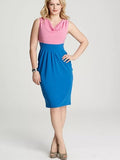 Anna Scholtz Size 22 Blush Pink & Black Dress