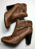 Liz Claiborne Size 10 Cognac Ankle Boots