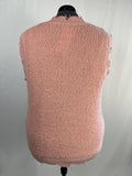 GeeGee Size 3X (22) Light Pink Boucle Vest NWT