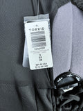 Torrid Size 5X (28) Black Retro Dress NWT