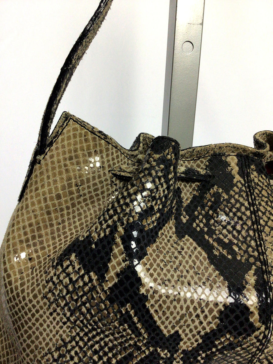 Beige hotsell snakeskin purse