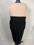 Anna Scholtz Size 22 Blush Pink & Black Dress