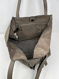 Vince Camuto Taupe Leather Modern Tote
