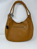 Anna Morellini Mustard Leather Hobo Bag