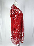 Vintage Size 18 Red & White Polka Dot Dress
