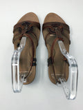 Born Size 9 Tan Criss-Cross Sandals NWOB