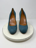 Gucci Size 11 (41) Teal Platform Heels