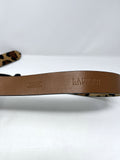LAUREN Ralph Lauren Size L Brown & Tan Animal Print Belt