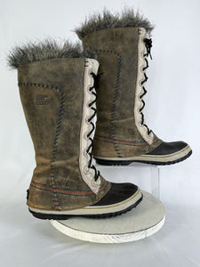 Sorel Size 10.5/11 (42) Taupe Winter Snow Boots