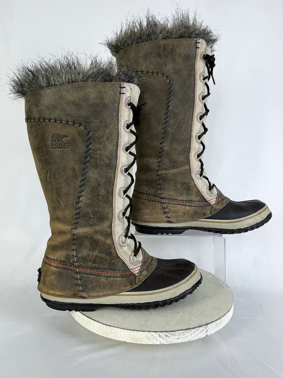 Sorel Size 10.5/11 (42) Taupe Winter Snow Boots