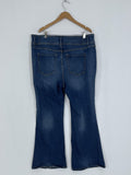 Lane Bryant Size 20 High-Rise Flare Blue Jeans