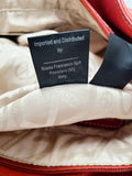 Francesco Biasia Red Leather Shoulder Purse