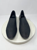 ecco Size 10 (41) Black & Silver Wedge Shoes NWOB