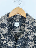 John Fluevog Size L (14/16) Black & Tan Jacquard JF Jacket