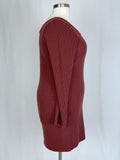 Madewell Size XXL (20/22)  Brown Ribbed Dress NWT