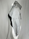 Popflex Size L/XL Gray Heathered Ultra Crop Sweatshirt