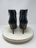 Donald J Pliner Size 9.5 Black Pebbled Leather Booties