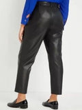 eloquii Size 18 Black Faux Leather Pants NWT