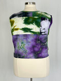 New Affection Size XXL (22/24) Purple & Green Tie-Dye Shell