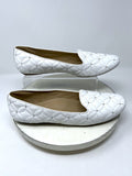 Van Eli Size 13 White Quilted Loafers