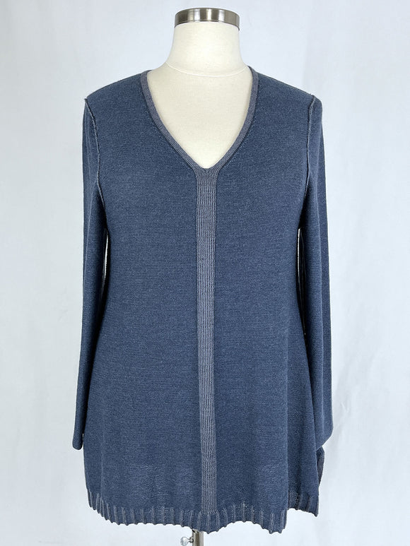 Beyond Threads Size 1X (18/20) Blue Sweater NWT