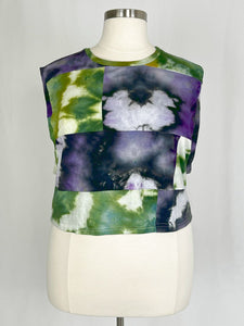 New Affection Size XXL (22/24) Purple & Green Tie-Dye Shell