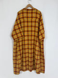 ace&jig Size 3X (24) Yellow & Red Madras Plaid Dress