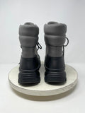 Ugg Size 9 Gray & Black Stitched Winter Boots NWOB