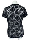Torrid Size 18/20 (2X) Black Lace Tee