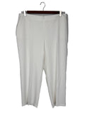 Kasper Size 22W (3X) Ivory Trouser Pants NWT