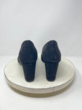 Bellini Size 11W Black Faux Suede Pumps