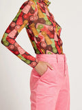 Rachel Antonoff Size 26 Pink Pants NWOT