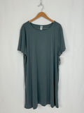 Altar Houseline Size 4X Gray Ribbed Dress NWT