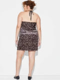 Wild Fable Size XXL Black & Beige Leopard Print Dress