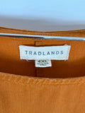 Tradlands Size 3X Burnt Orange Dress