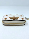 Kate Spade Ivory & Rose Gold Polka Dot Zip-Around Wallet NWOT