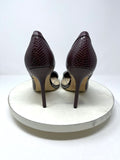 Nine West Size 12 Burgundy Heels