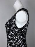 Matti Mamane Size 14/16 Black & White Abstract Dress