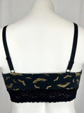 Torrid Size 2x (18/20) Black & Gold Bats Bralette