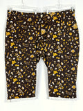 Big Bud Press Size 6XL (38W) Brown & Yellow Mushrooms Pants