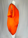 Metamorphoza Open Size Orange Tunic