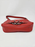 Wilson's Leathers Red Leather Mini Shoulder Purse