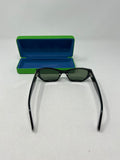 Fashion Brand Company Black Plastic Sunglasses w/ Case NWOT