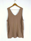 Fashion Nova Size 18 Light Brown Romper