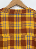 ace&jig Size 3X (24) Yellow & Red Madras Plaid Dress