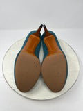 Gucci Size 11 (41) Teal Platform Heels