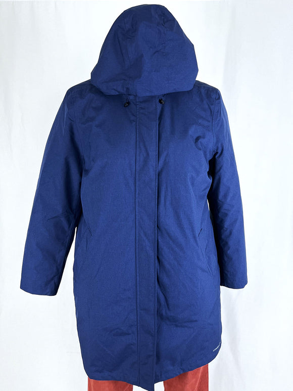 Lands' End Size XL (16/18) Blue Winter Parka Coat NWT