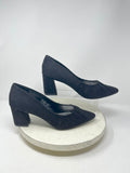 Bellini Size 11W Black Faux Suede Pumps