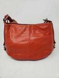 Francesco Biasia Red Leather Shoulder Purse