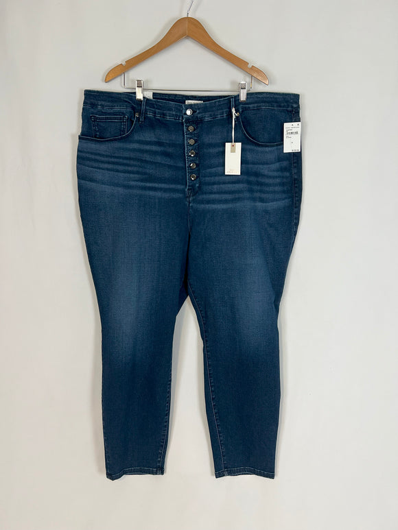 Good American Size 22 Blue Jeans